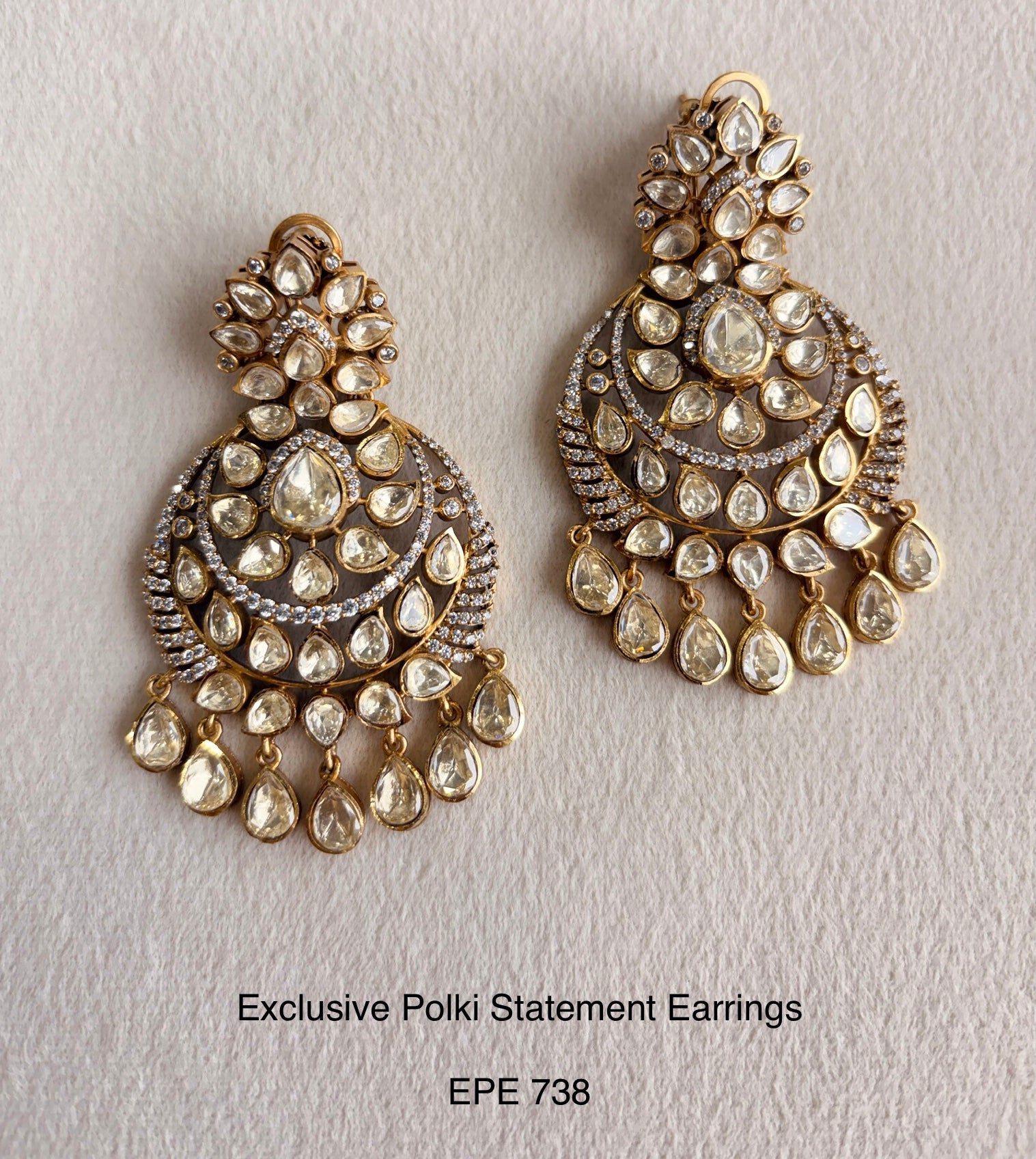 Demi Fine Moisannites Statement Earring