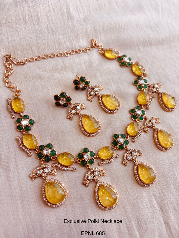 Demi fine doublet long necklace