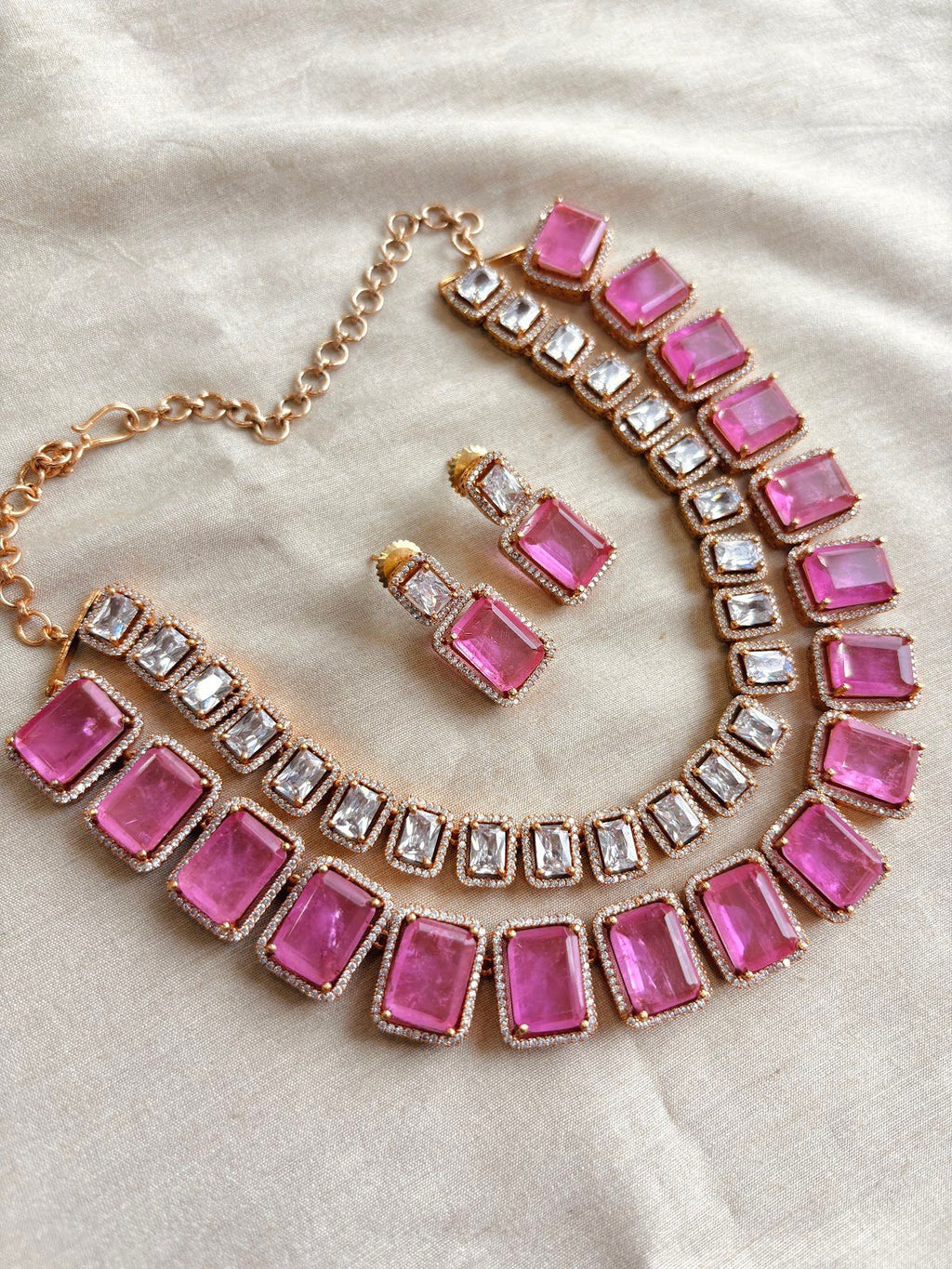 Demi Fine Doublet Two Layer Necklace