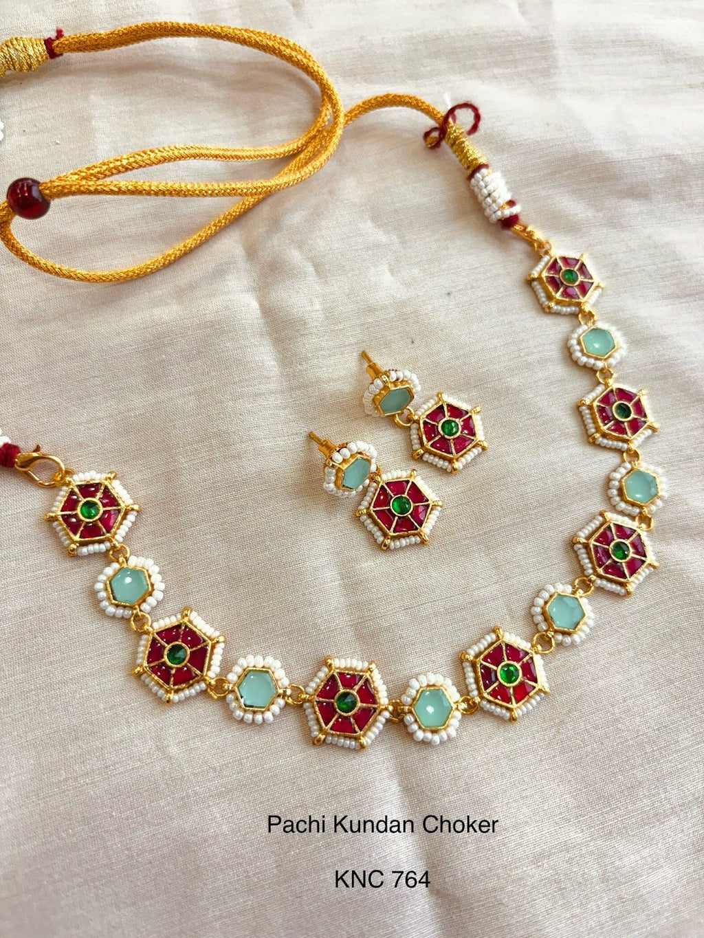 Indo Contemporary Kundan Necklace