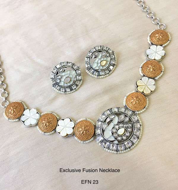 Neo Traditional Fusion Necklace
