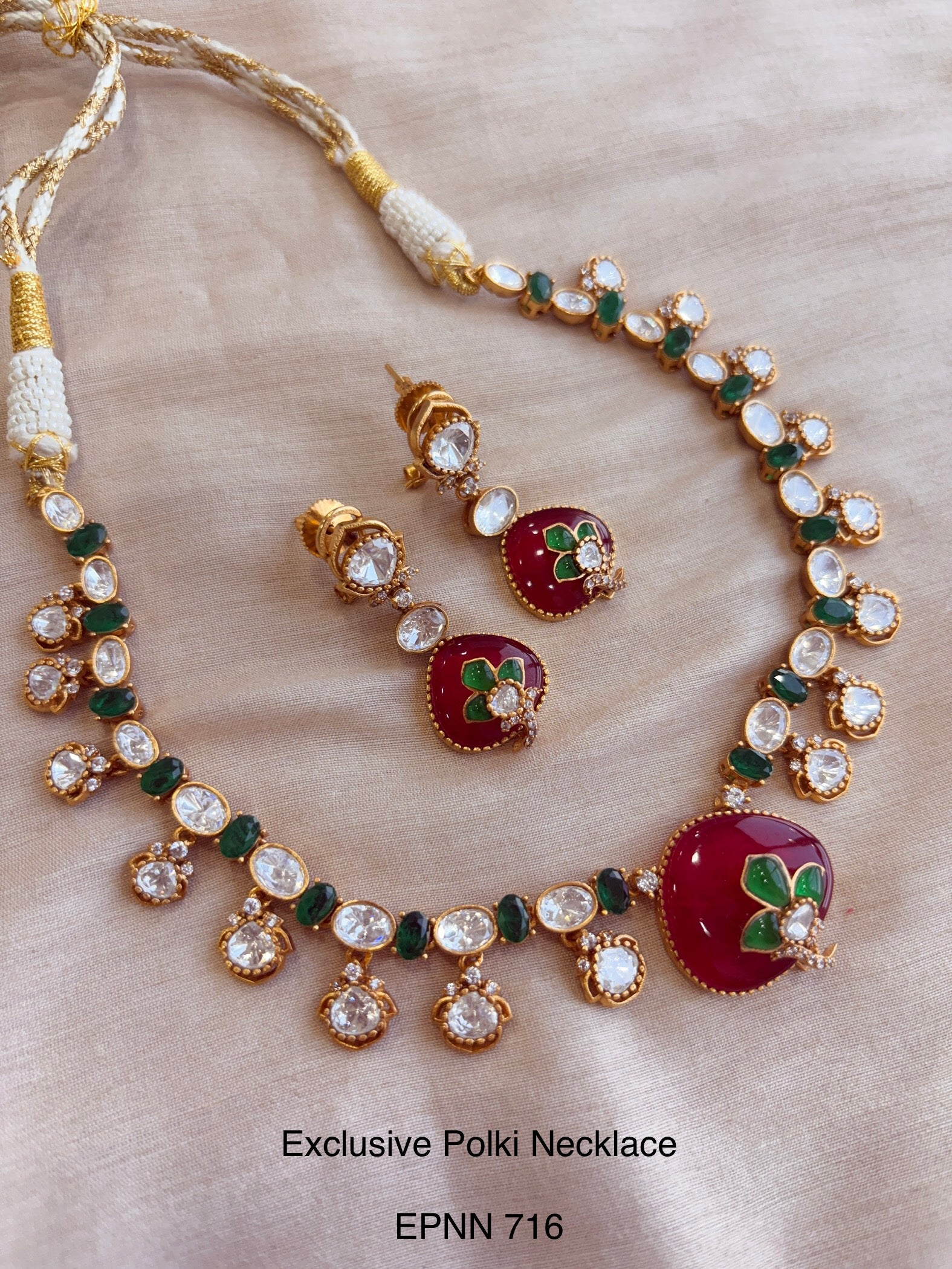Demi fine Polki Necklace