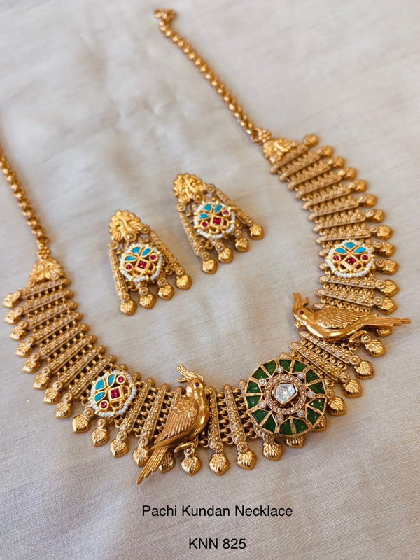 Handcrafted jadau patta