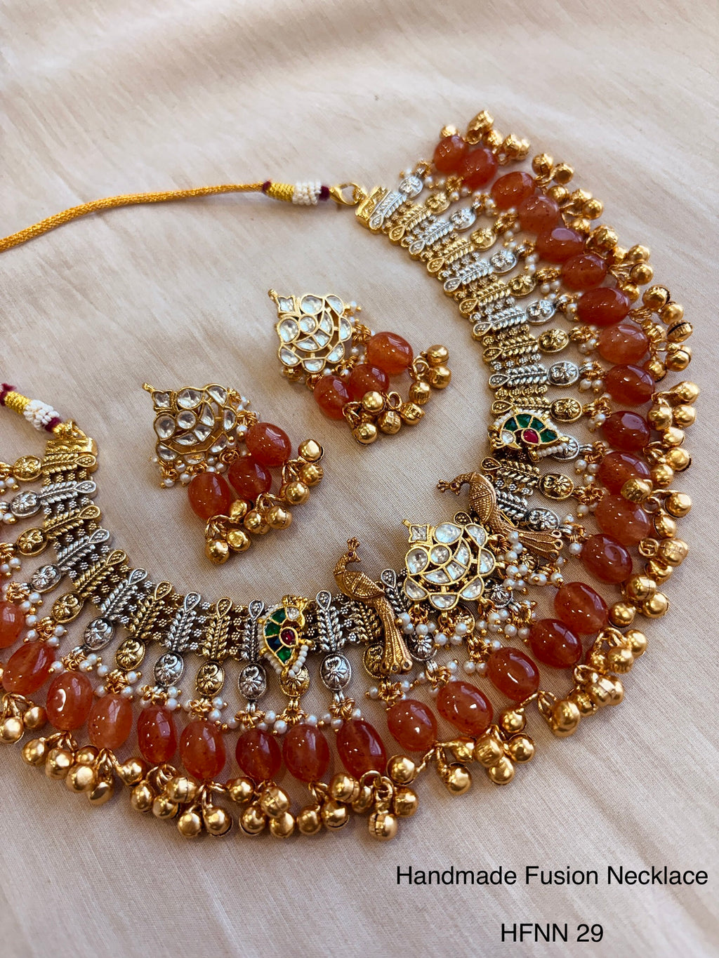 Handcrafted Jadau Fusion Necklace