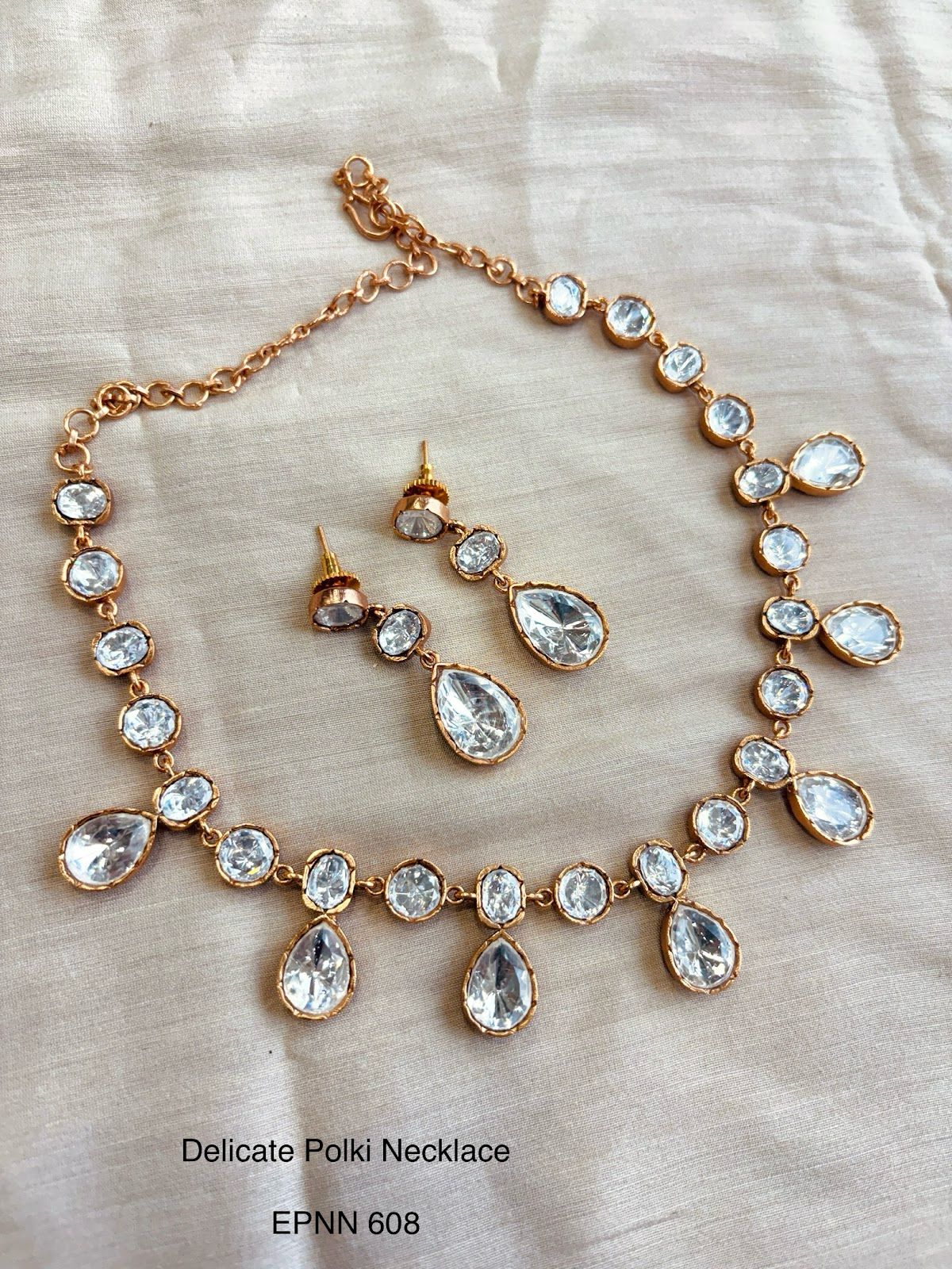 Demi Fine Moisannite Polki Necklace