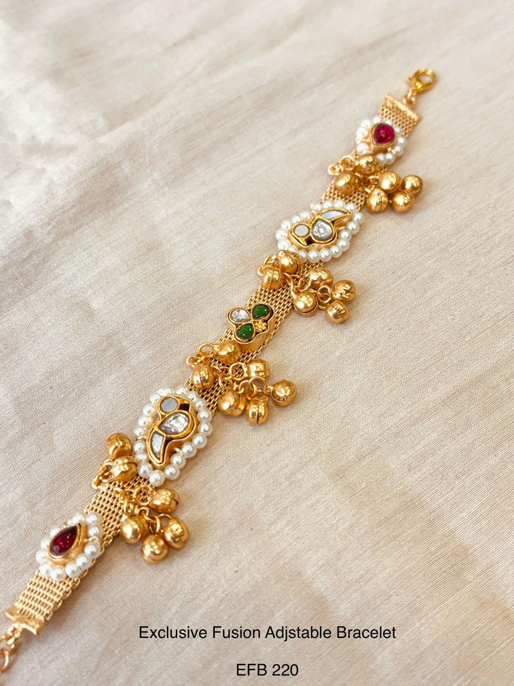 Ethno Ghungroo Adjustable Bracelet