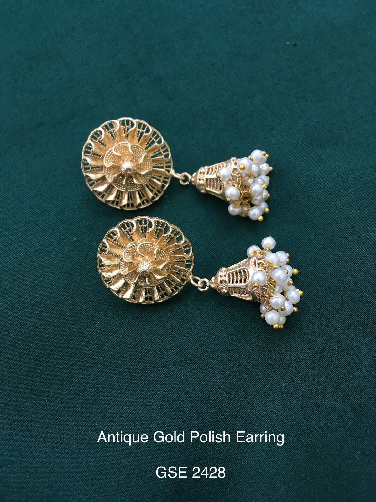 Gold dainty Jhumka