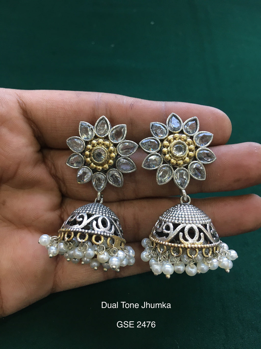 Antique Dual Tone Jhumka