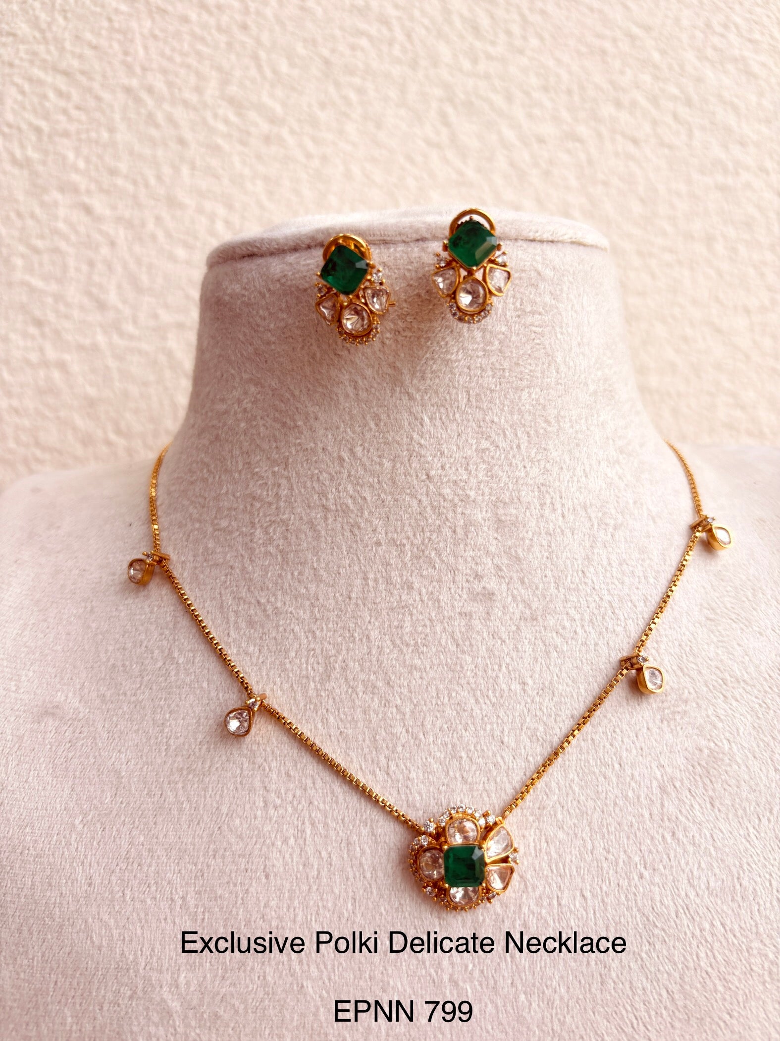 Demi Fine Moisannites Delicate Necklace