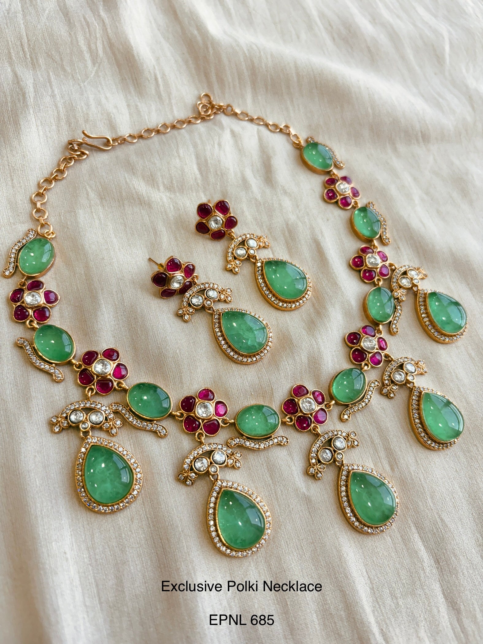 Demi fine doublet long necklace