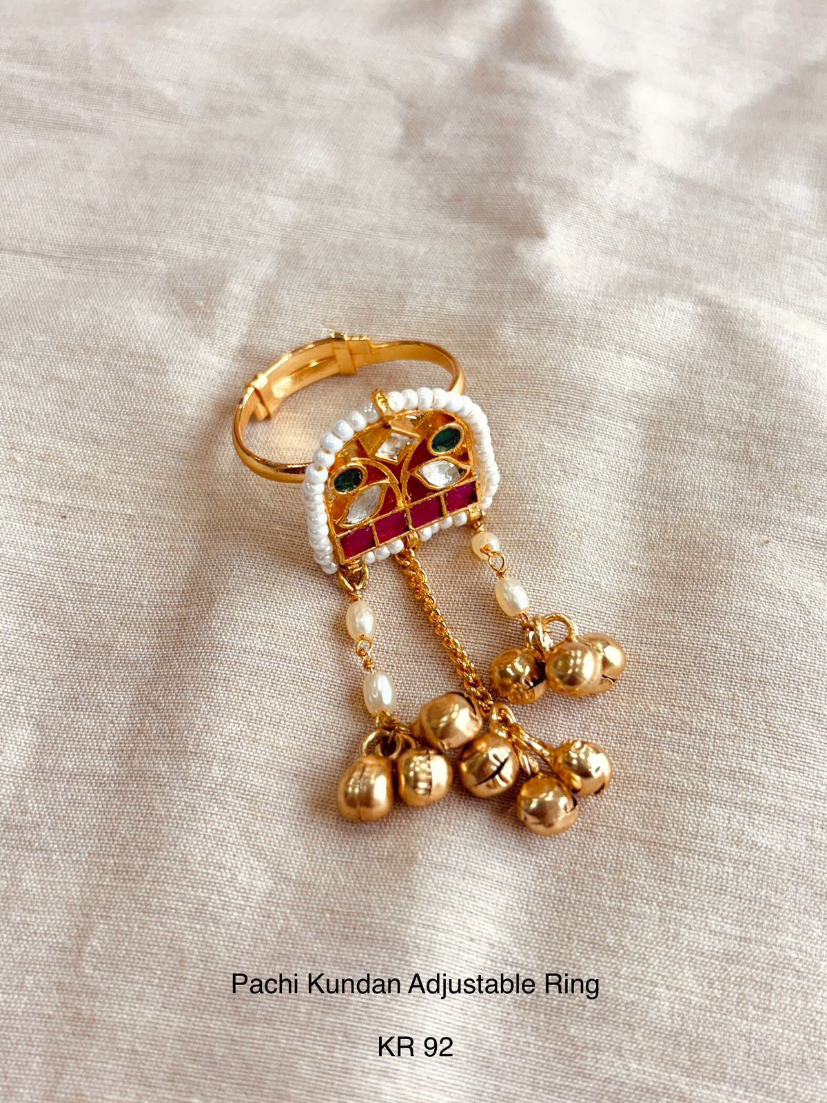 Indo Contemporary Pachi Adjustable Ring