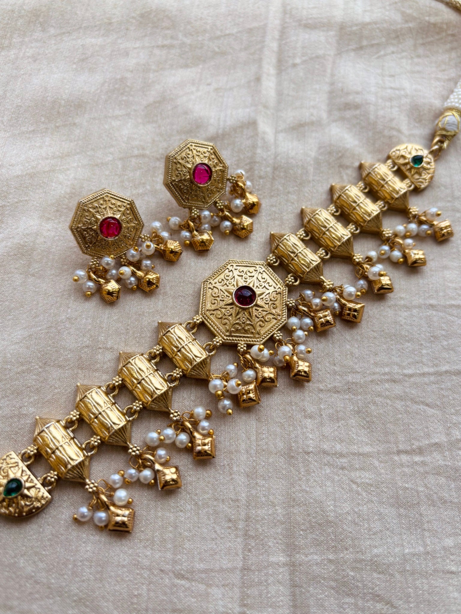 Ethno Gold Choker