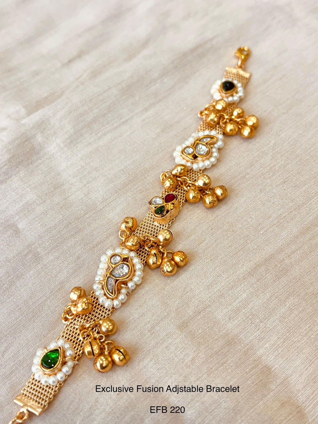 Ethno Ghungroo Adjustable Bracelet