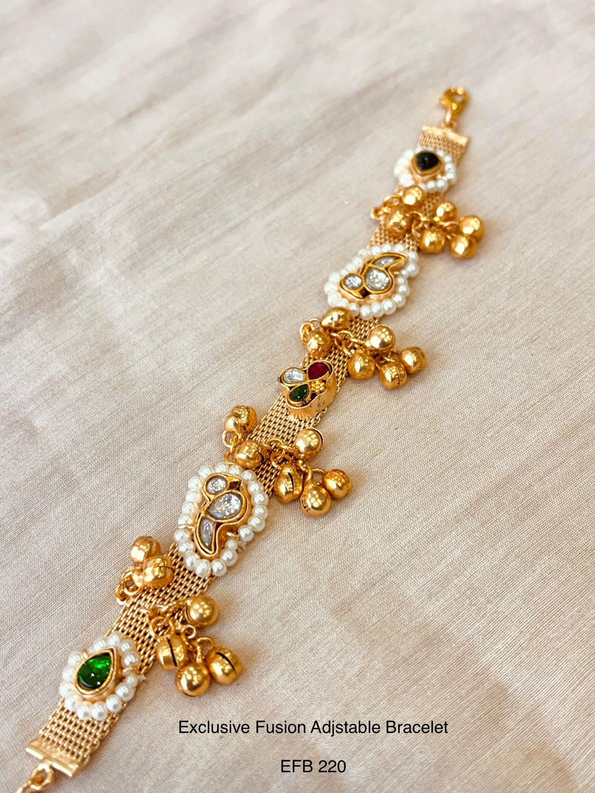 Ethno Ghungroo Adjustable Bracelet