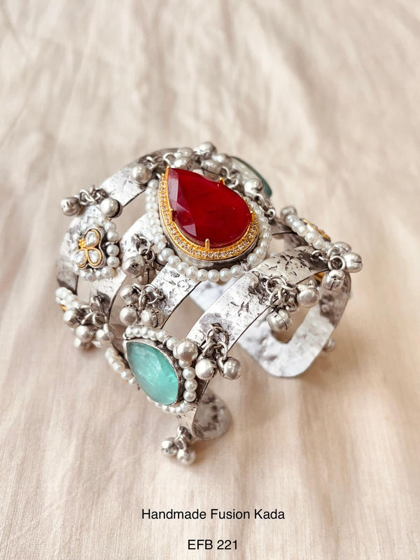 Silver Look Alike Adjustable Kada