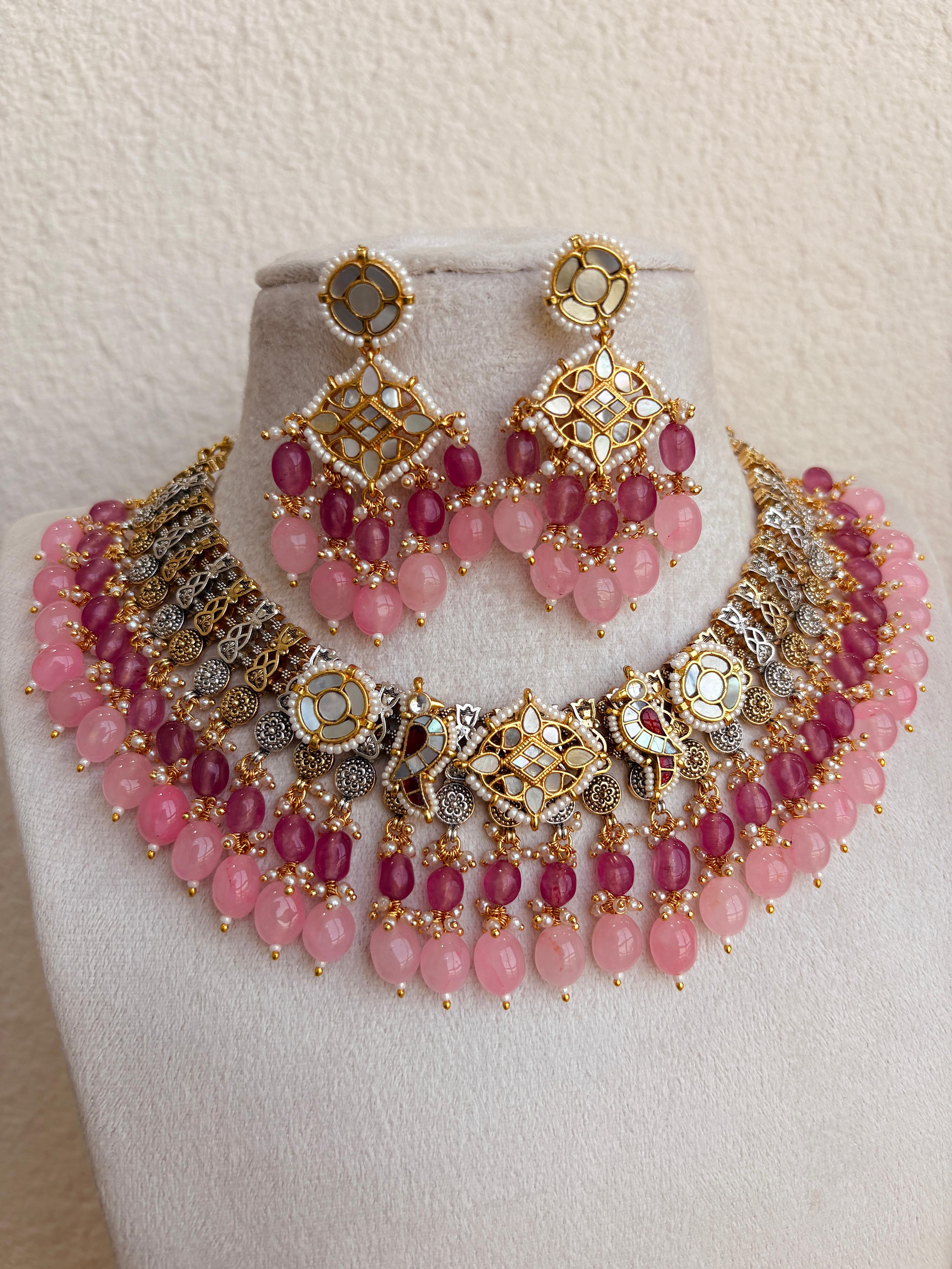 Handcrafted Jadau Fusion Necklace
