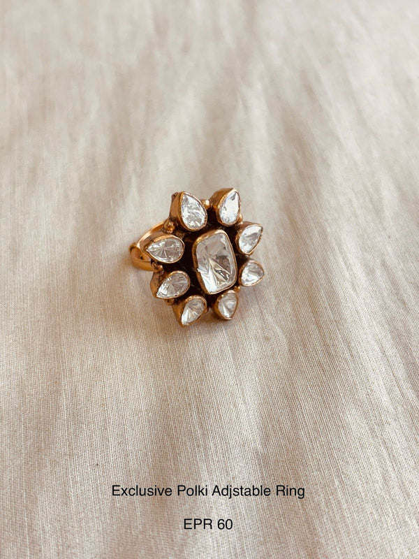 Demi Fine Moisannite Adjustable Ring