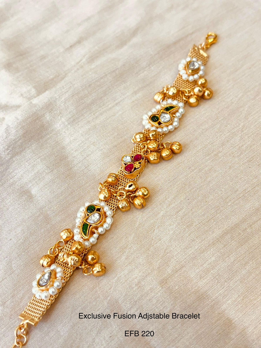 Ethno Ghungroo Adjustable Bracelet