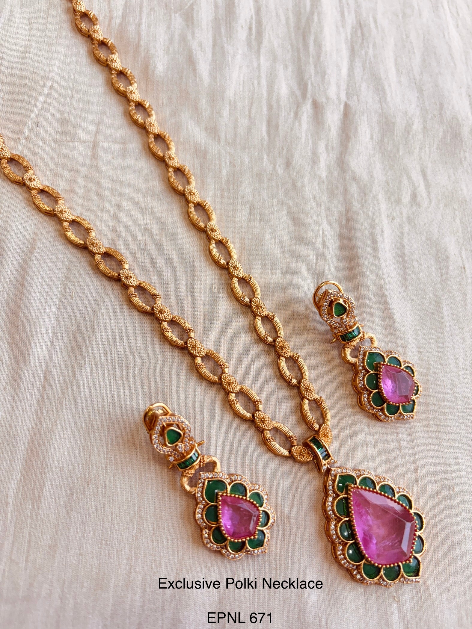 Demi Fine Doublet Long Necklace