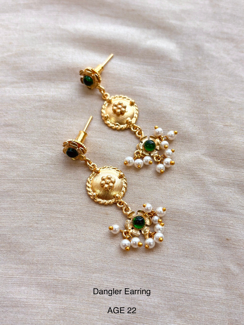 Ethno Gold Earring