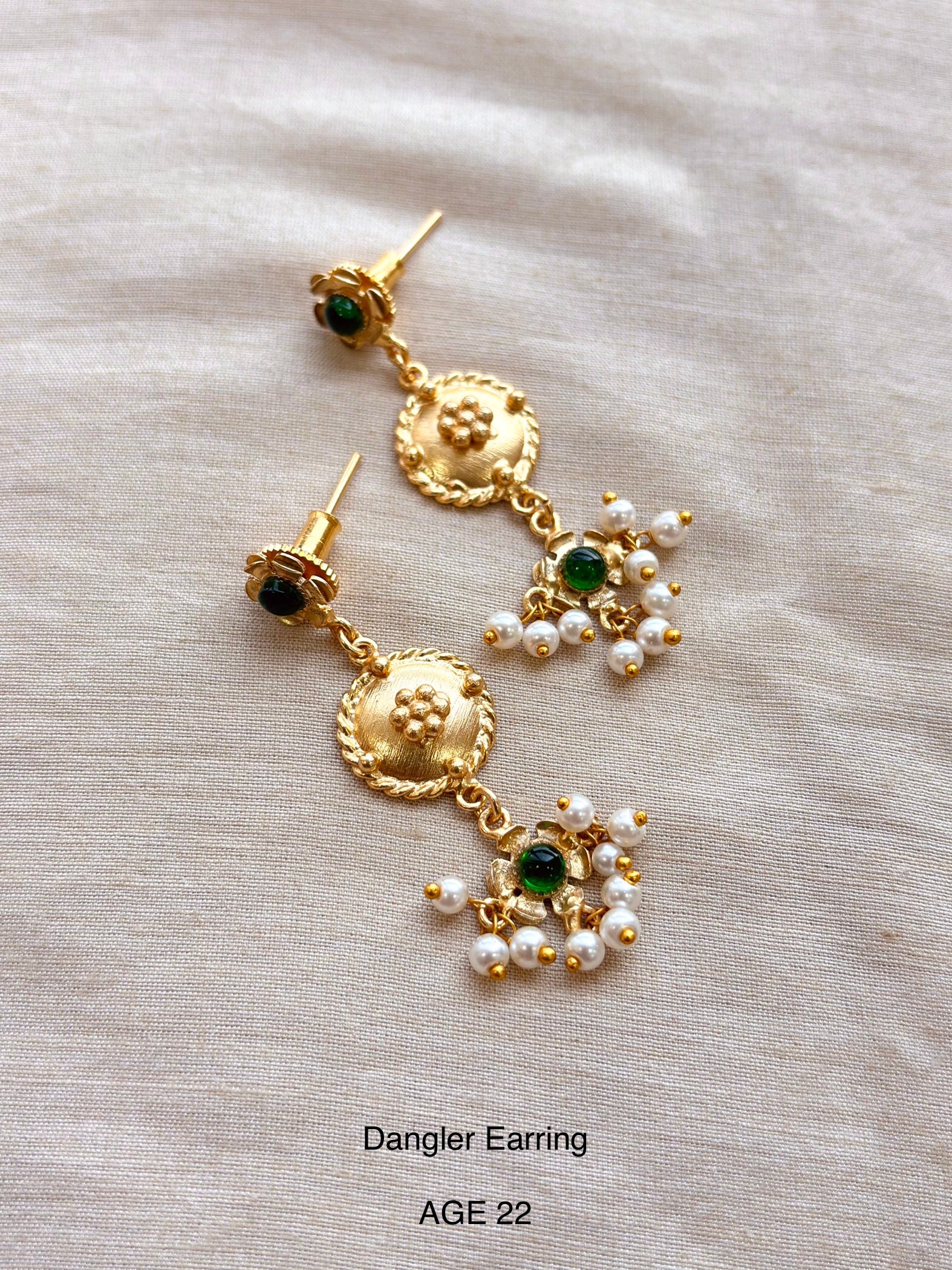 Ethno Gold Earring