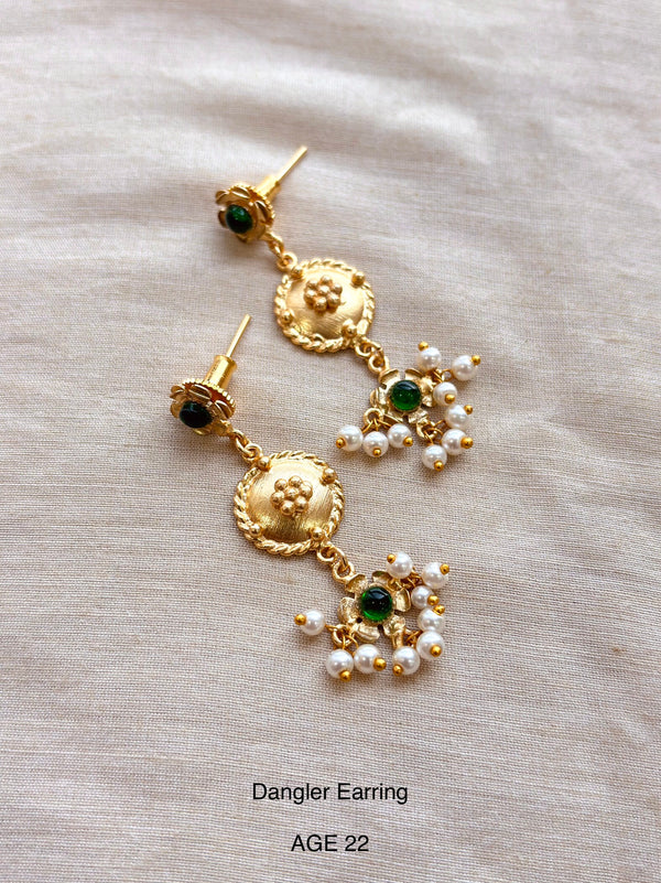 Ethno Gold Earring