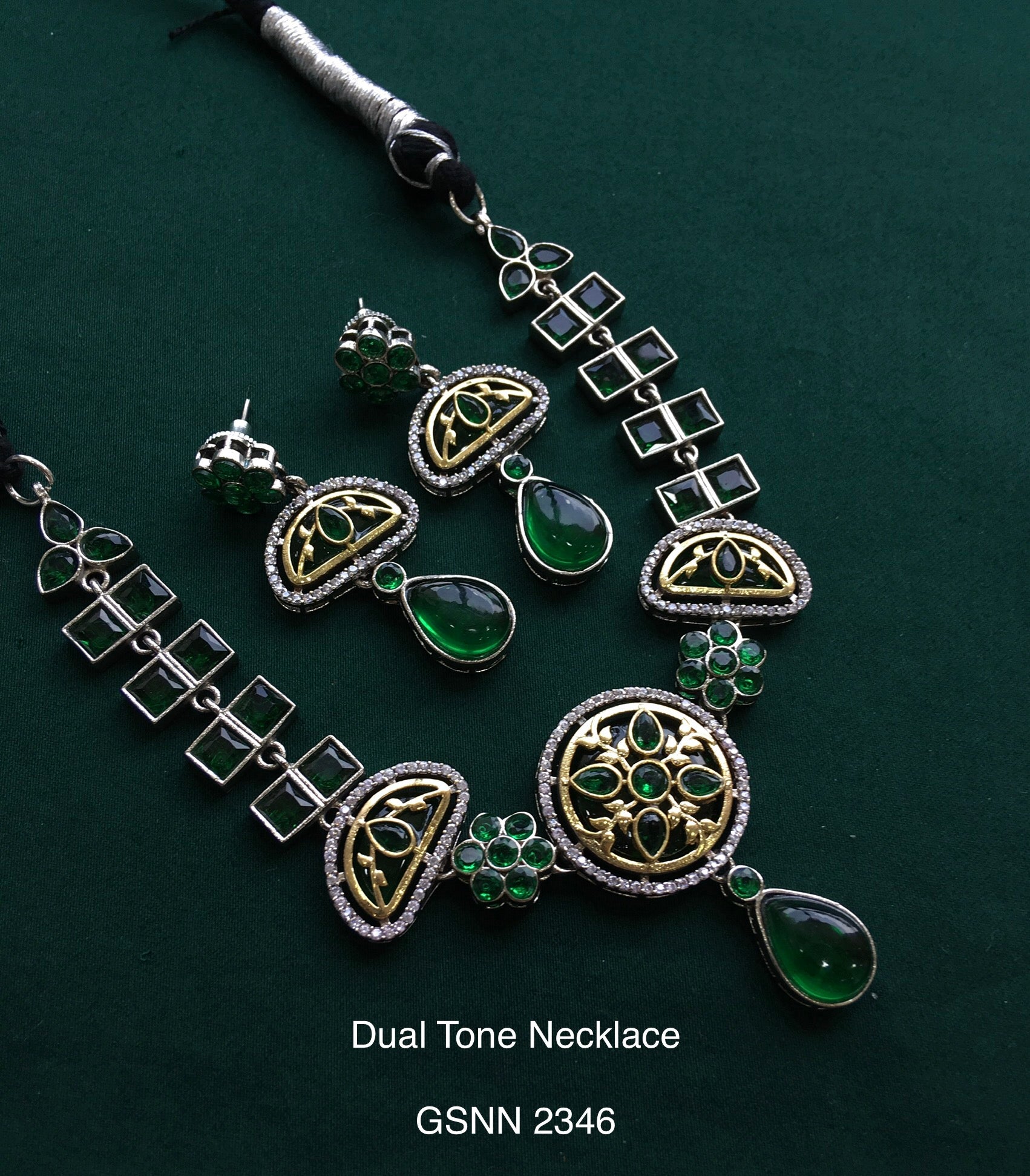 Antique Dual Tone Necklace
