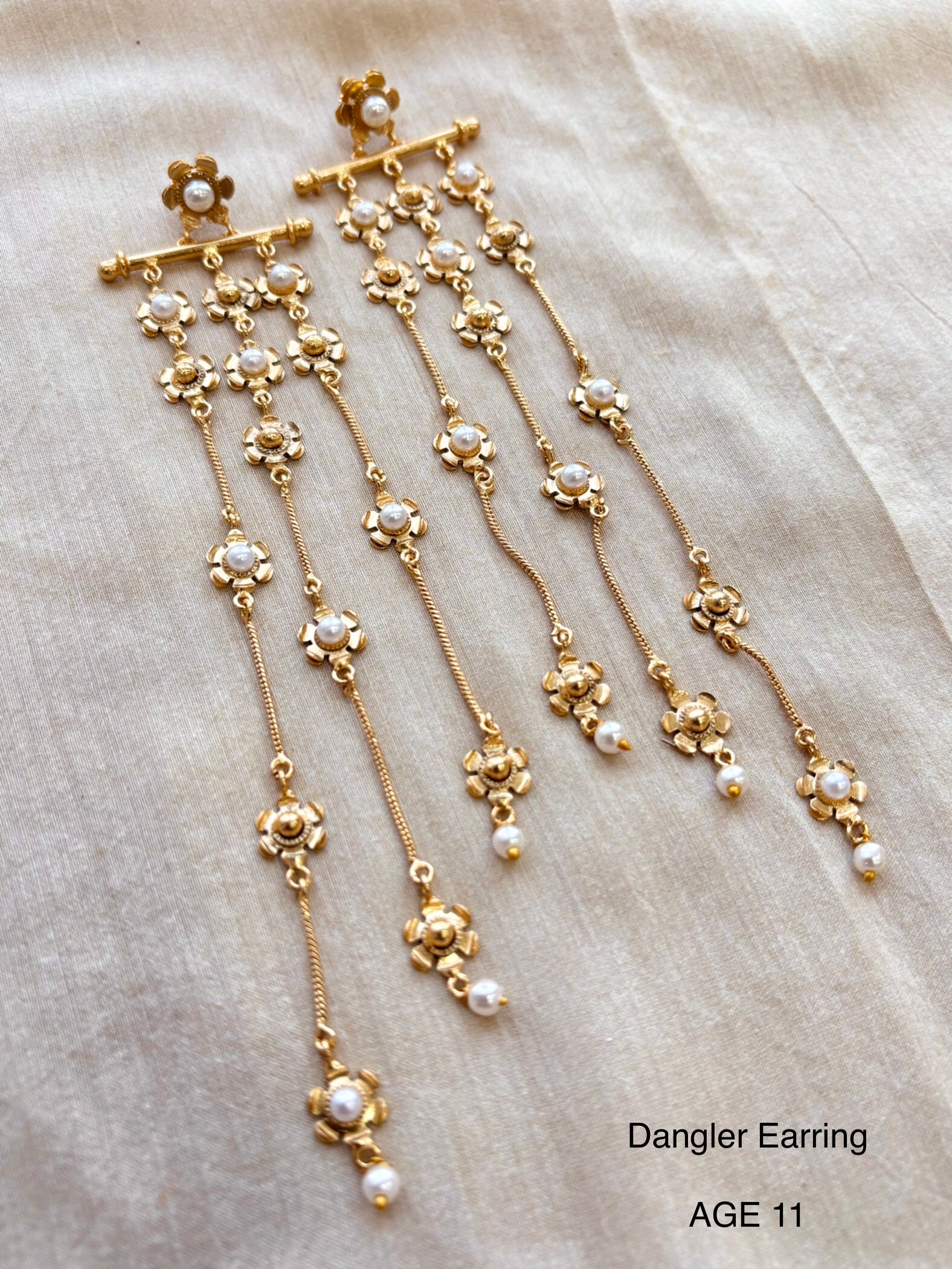 Ethno Gold Earring