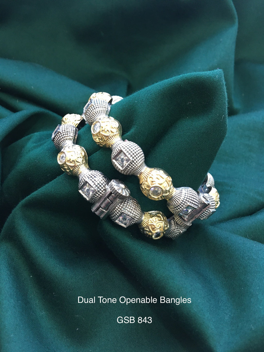 Antique Dual Tone Bangles