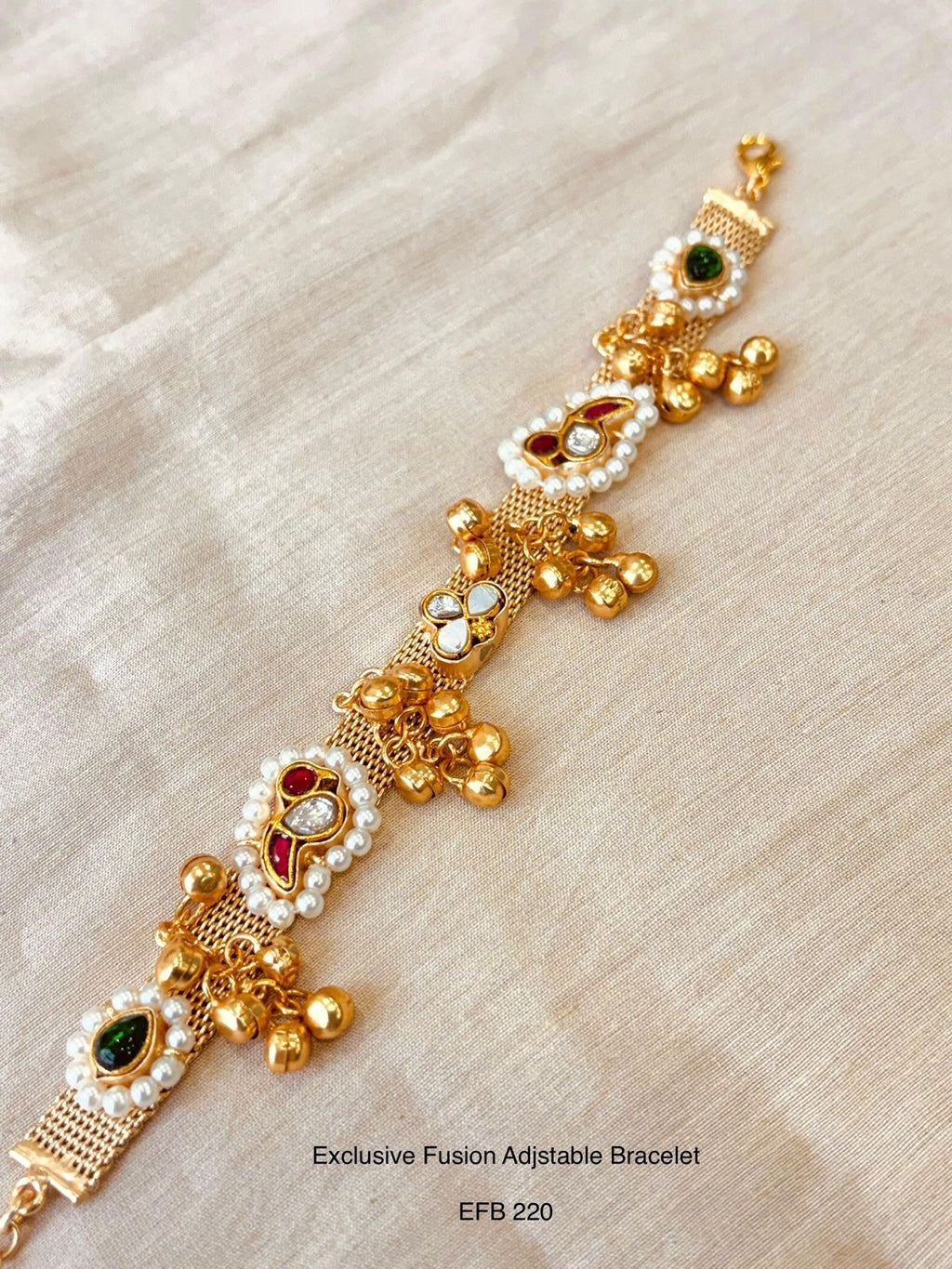 Ethno Ghungroo Adjustable Bracelet