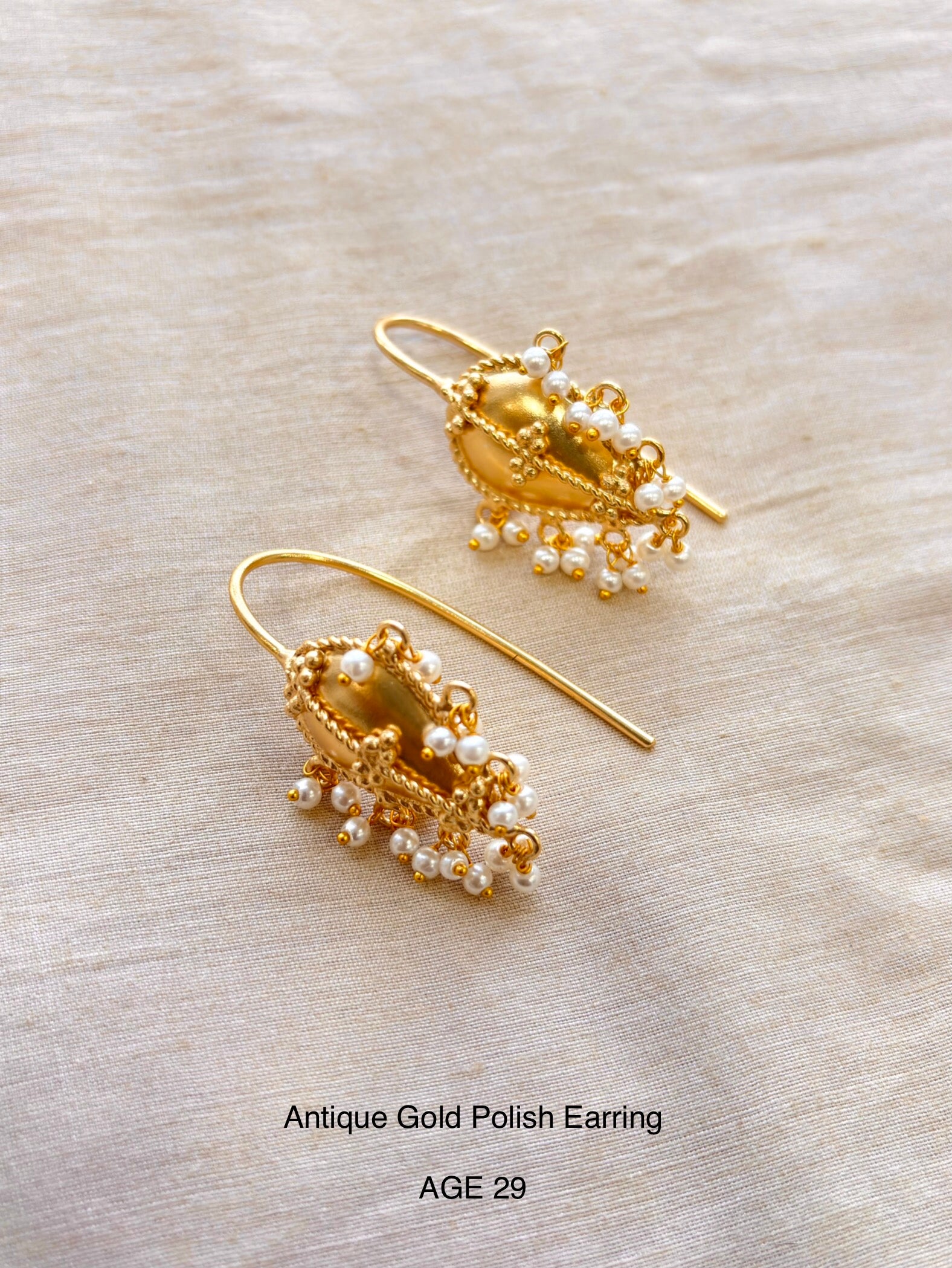 Ethno Gold Earring