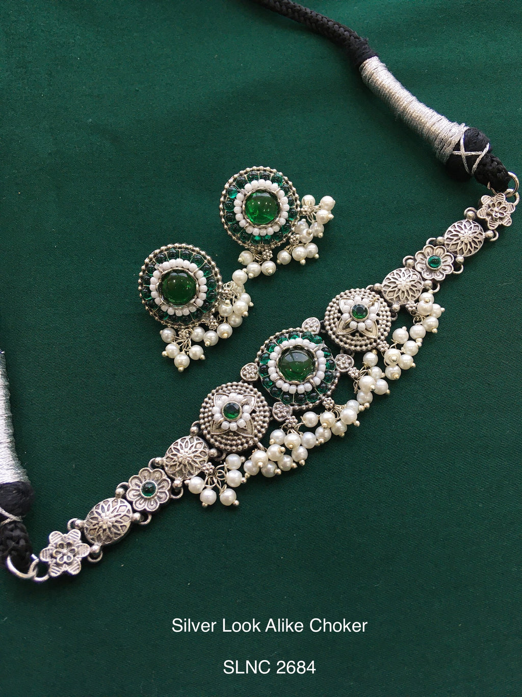 Silver Look Alike Choker