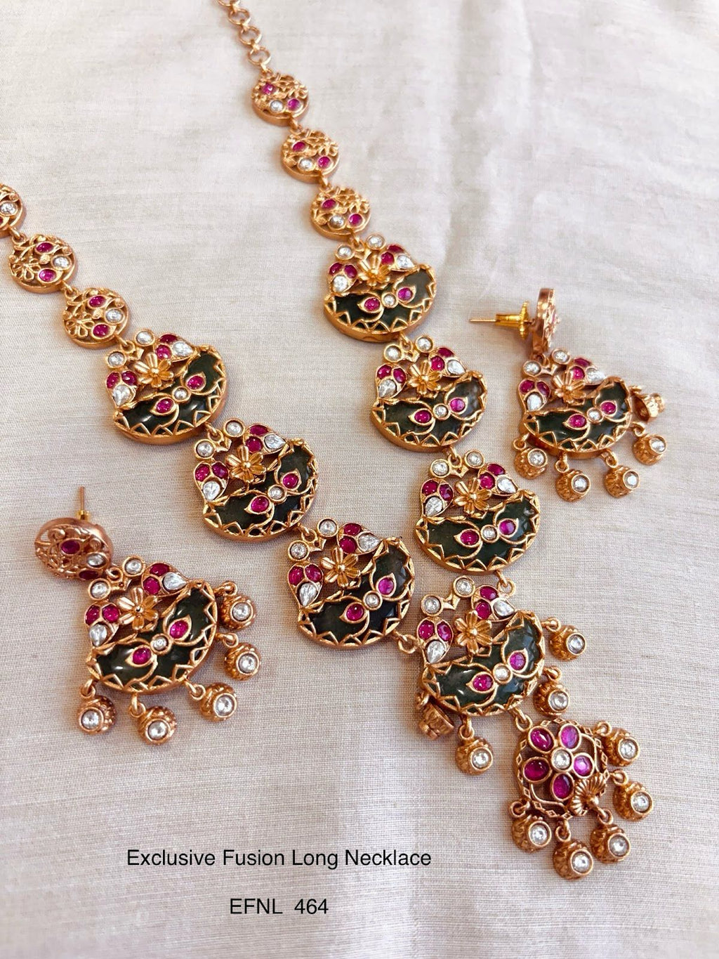 Inkari Polki Long Necklace