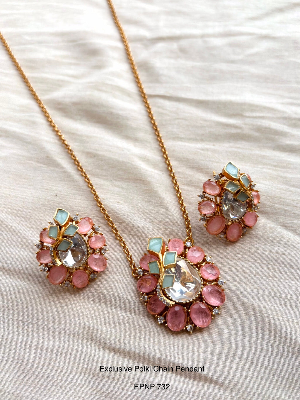 Demi Fine Polki Chain Pendant