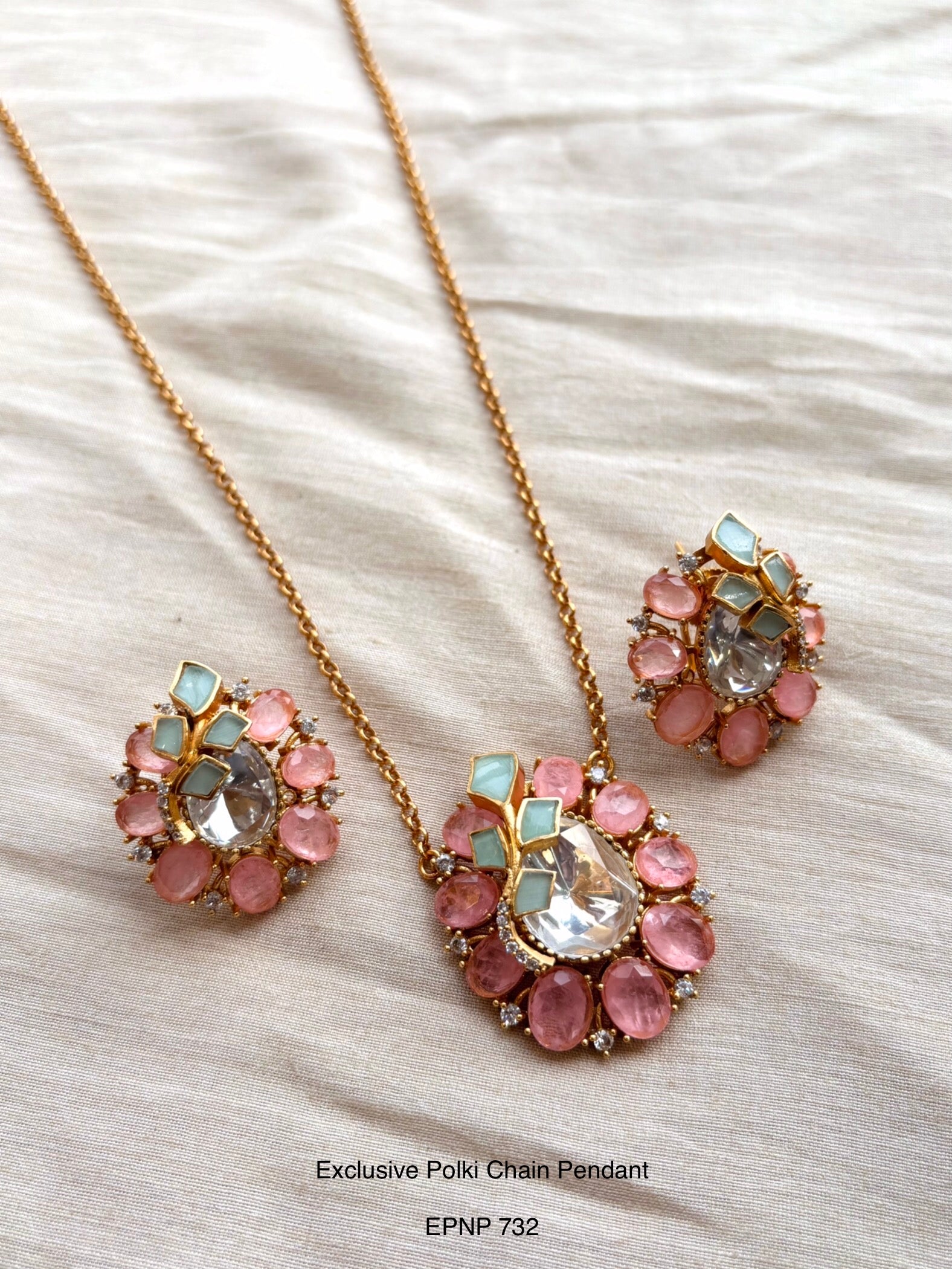 Demi Fine Polki Chain Pendant