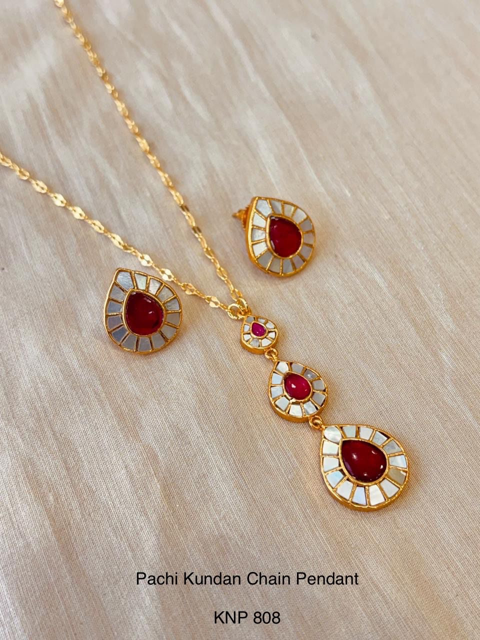 Indo Contemporary Chain Pendant