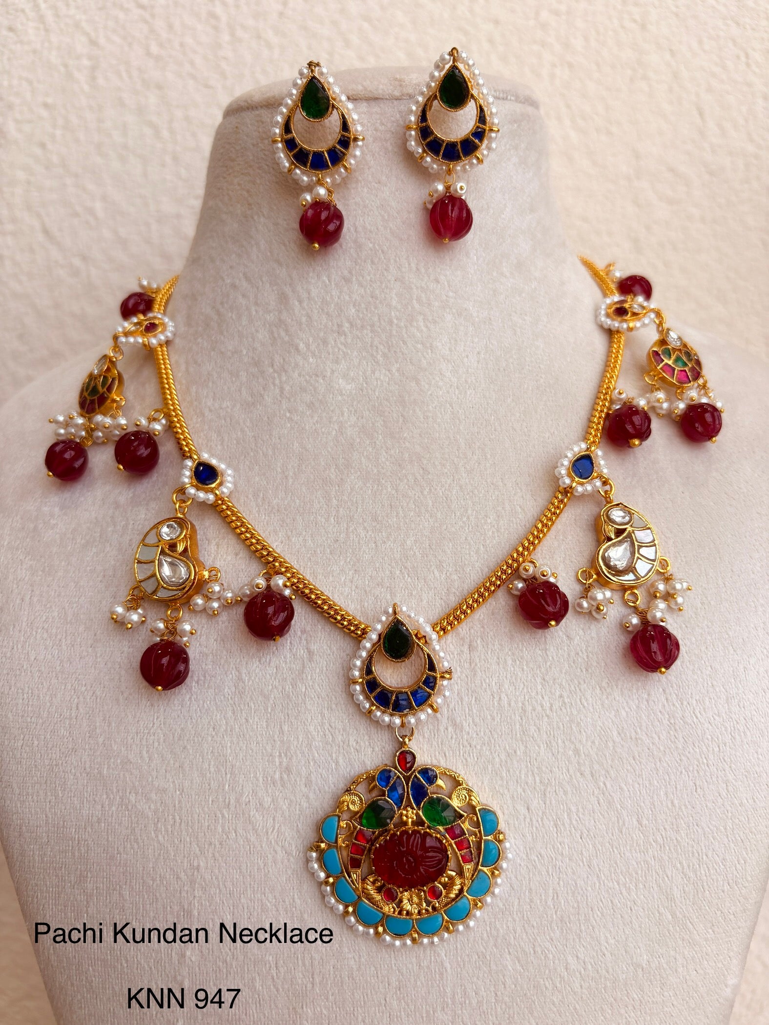 Indo Contemporary Kundan Necklace