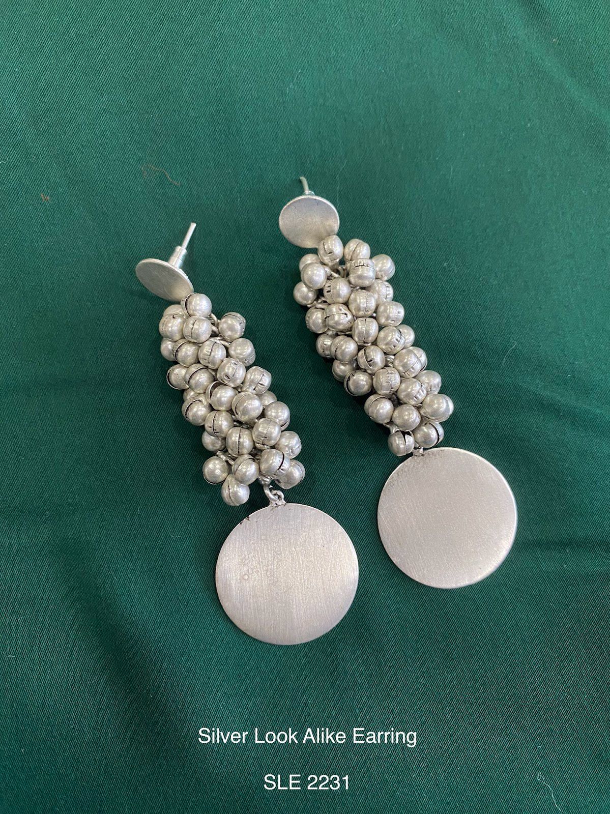 Silver Look Alike Earrings