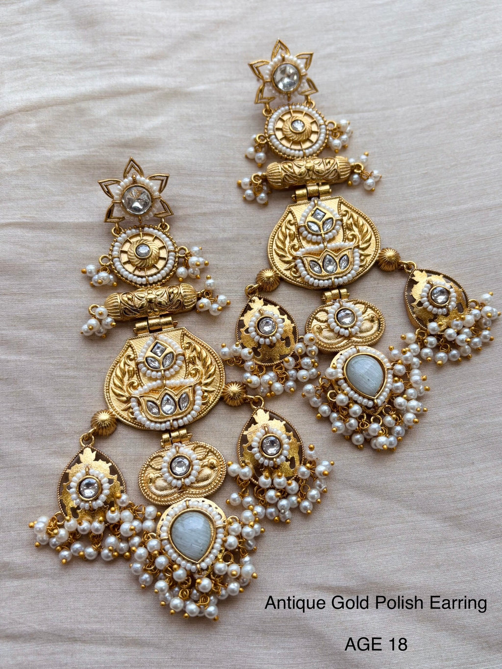 Ethno Gold Earring