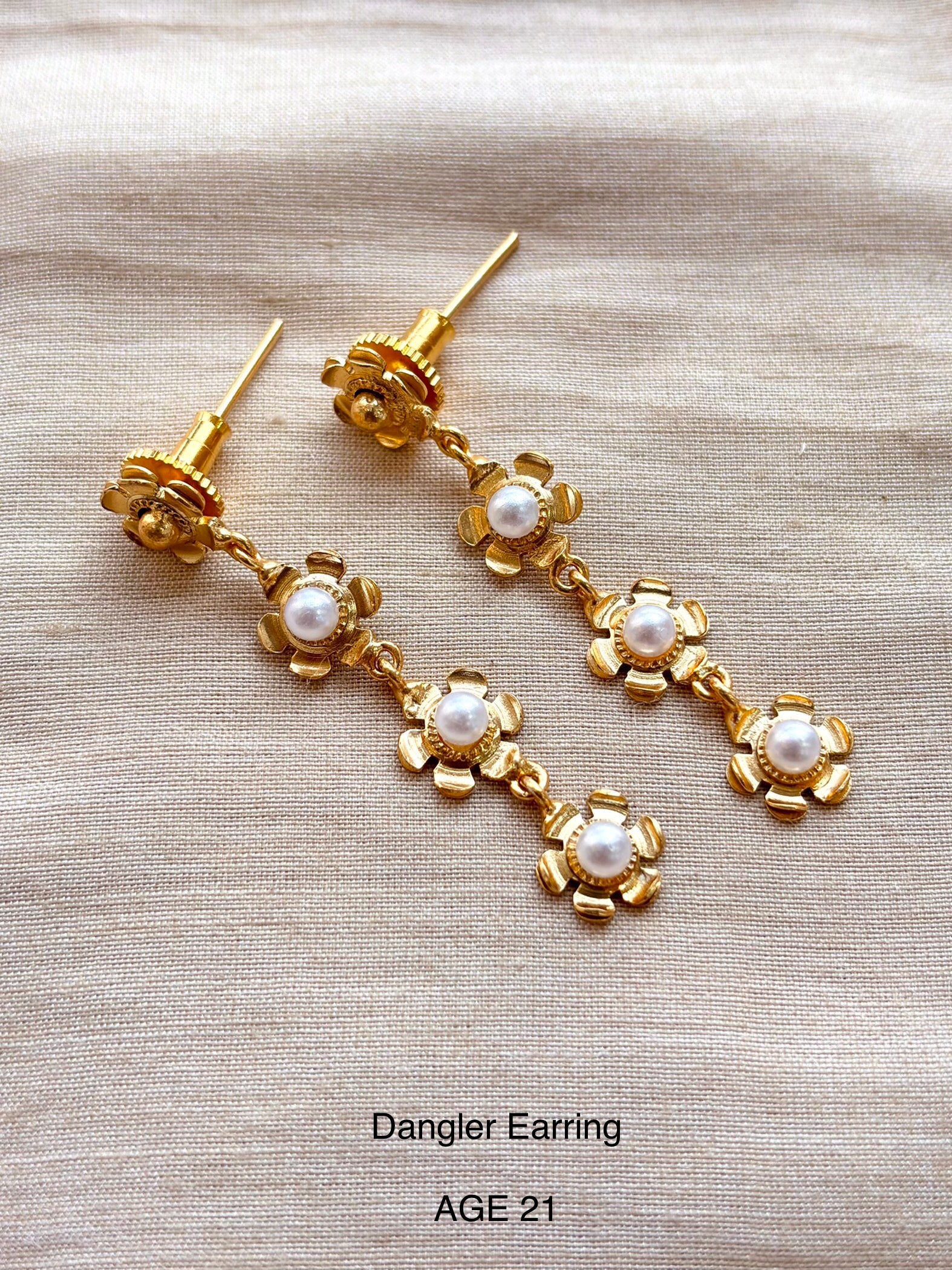 Ethno Gold Earring
