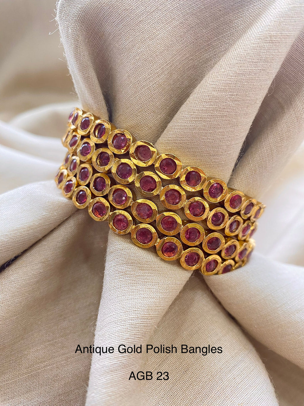 Ethno Gold Bangles