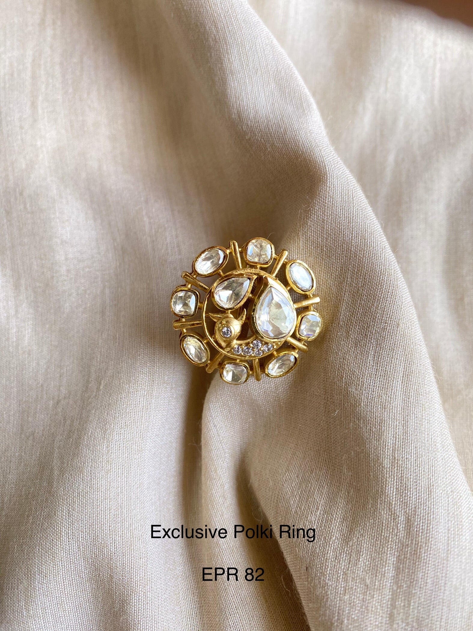 Demi Fine Moisannites Finger Ring