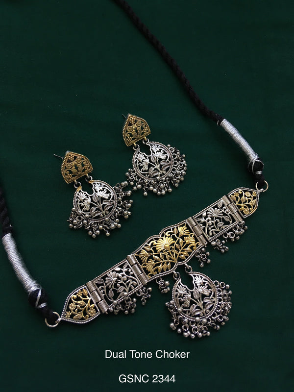 Antique Dual Tone choker