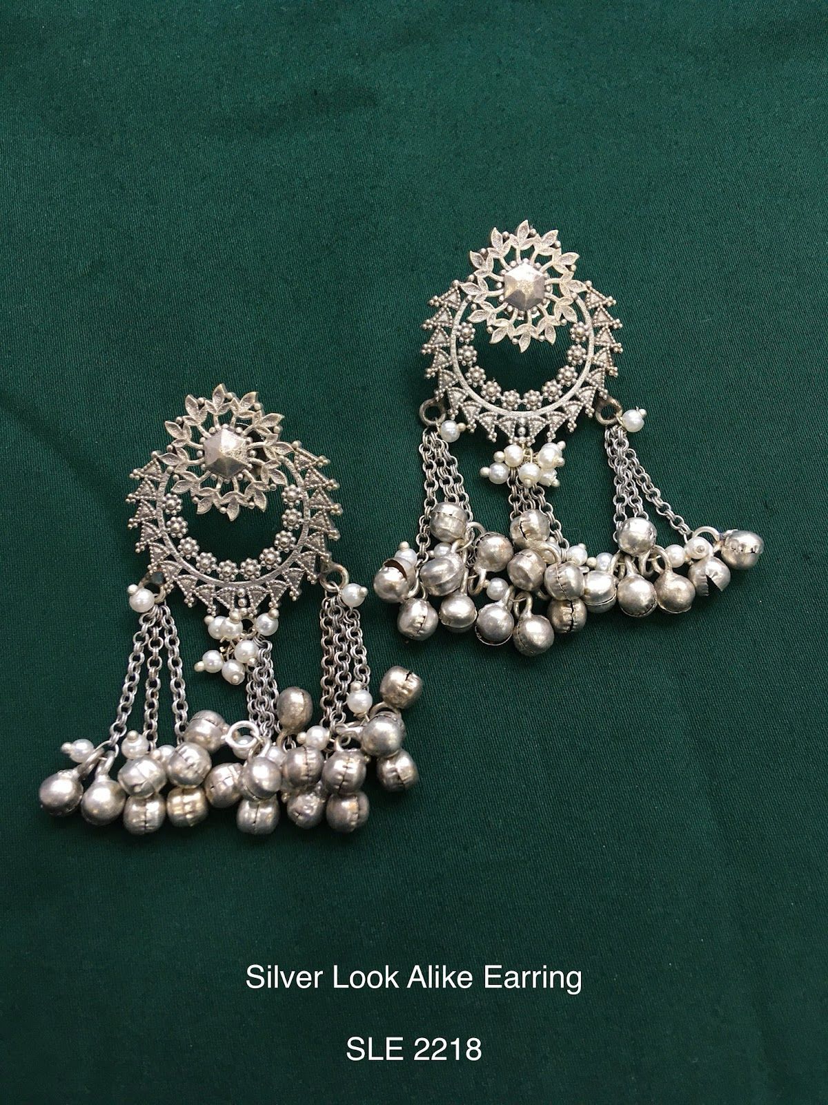 Silver Look Alike Earrings