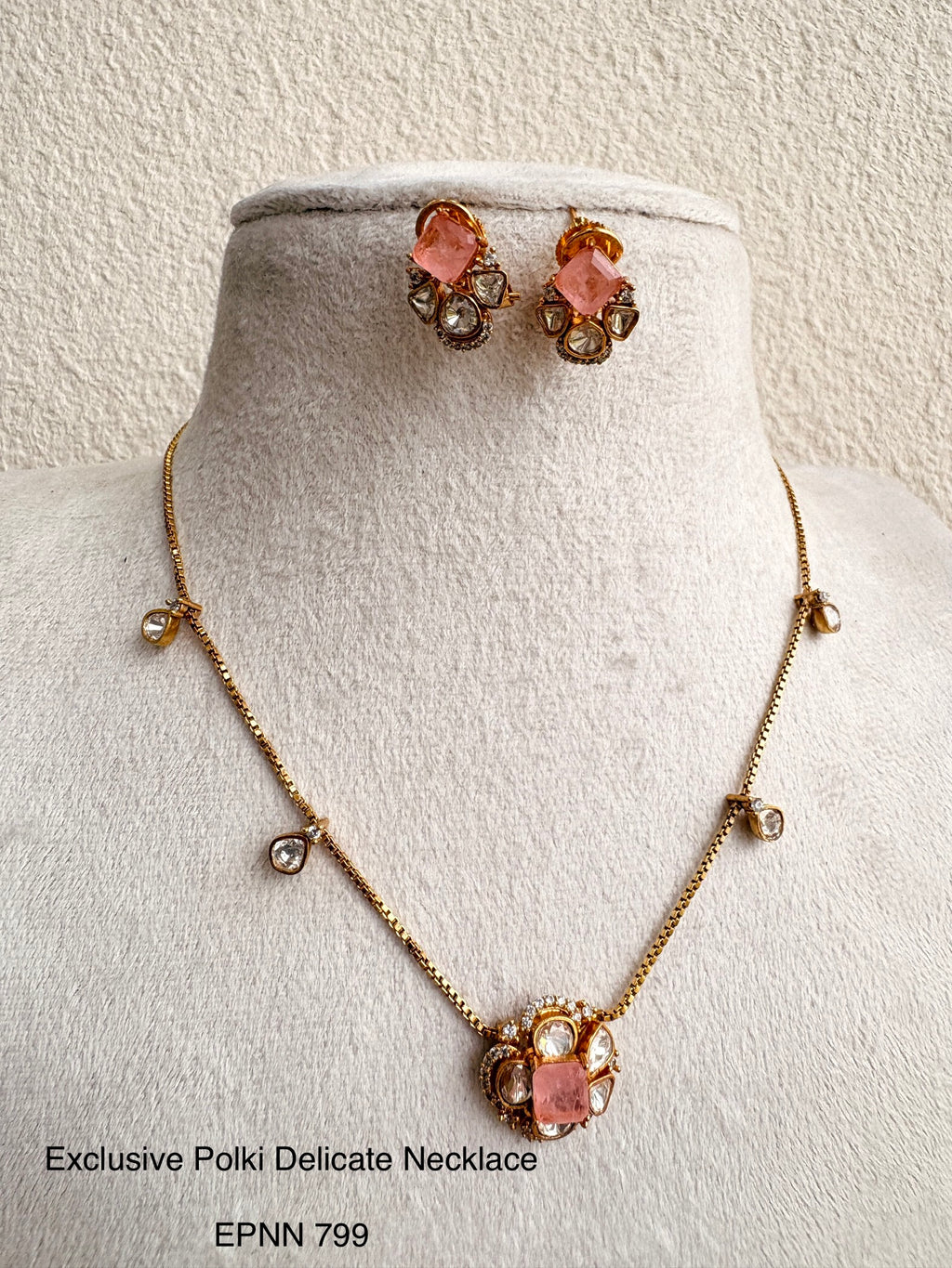 Demi Fine Moisannites Delicate Necklace