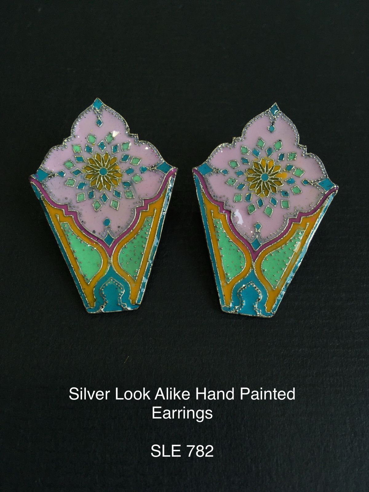 Enamel Earrings