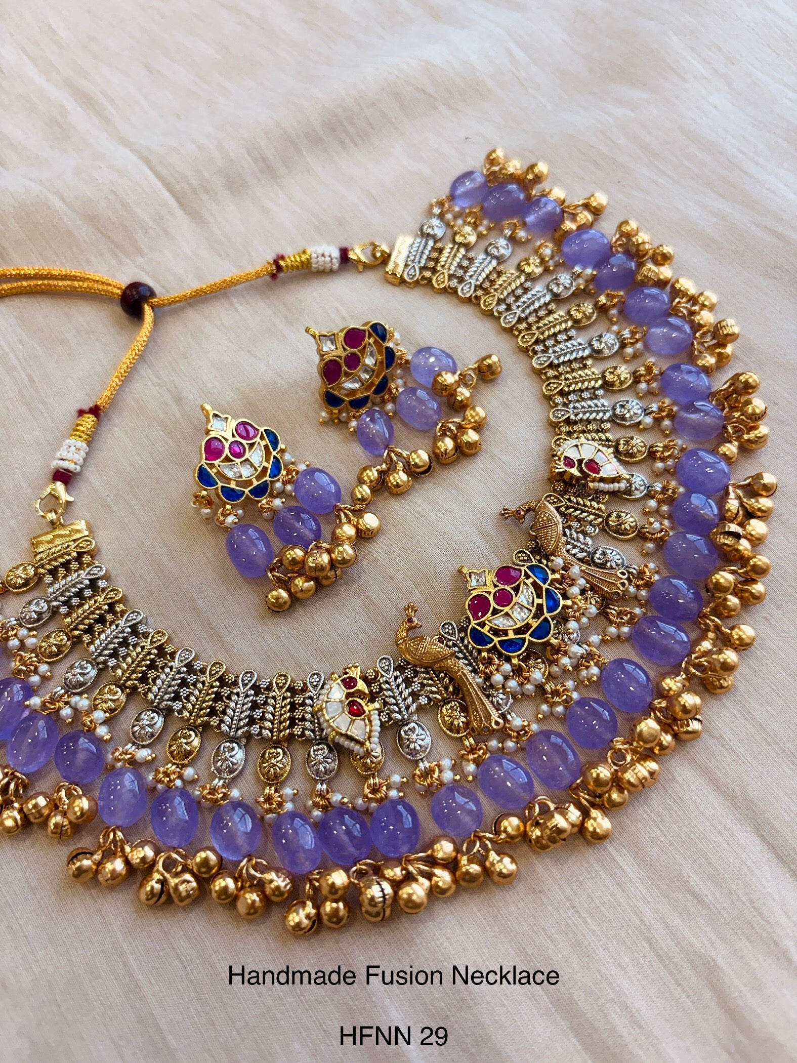 Handcrafted Jadau Fusion Necklace