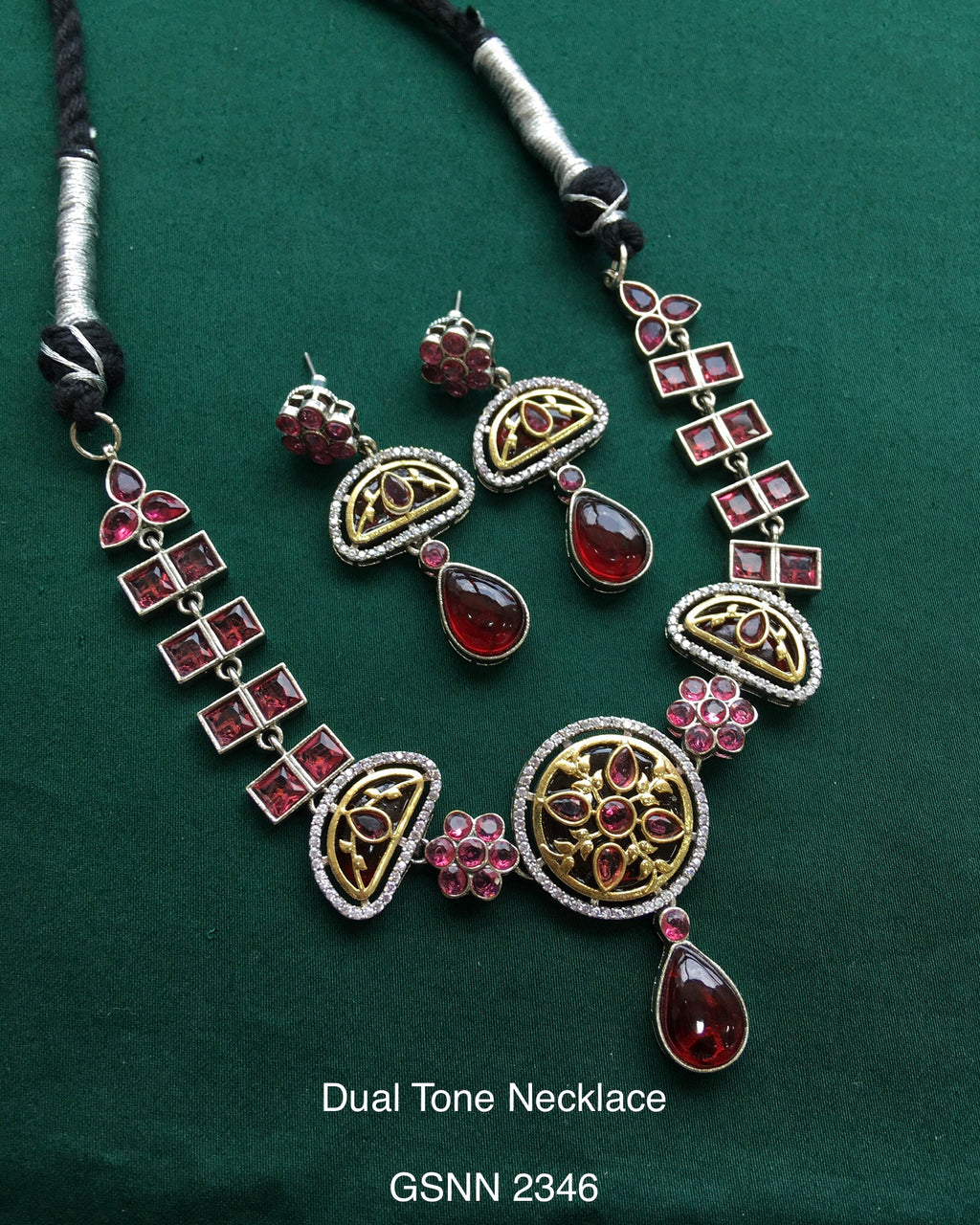 Antique Dual Tone Necklace