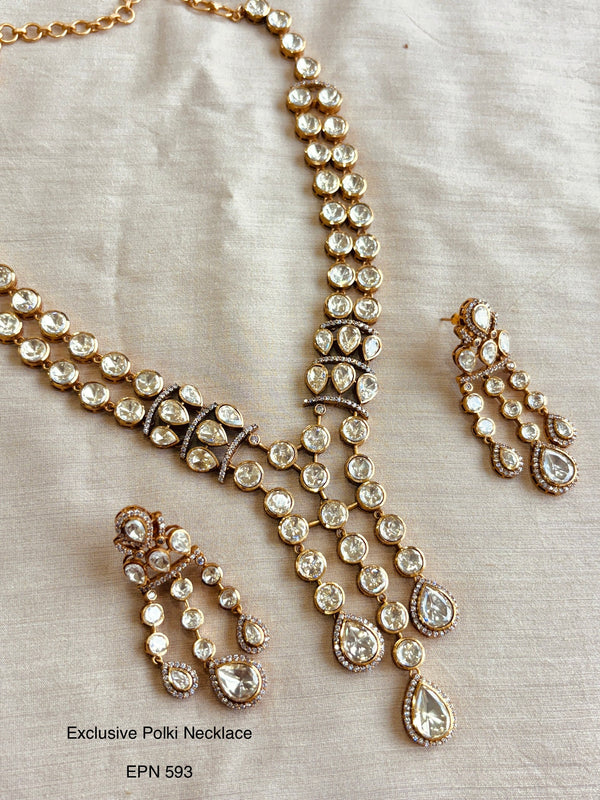 Exclusive Polki Long Necklace