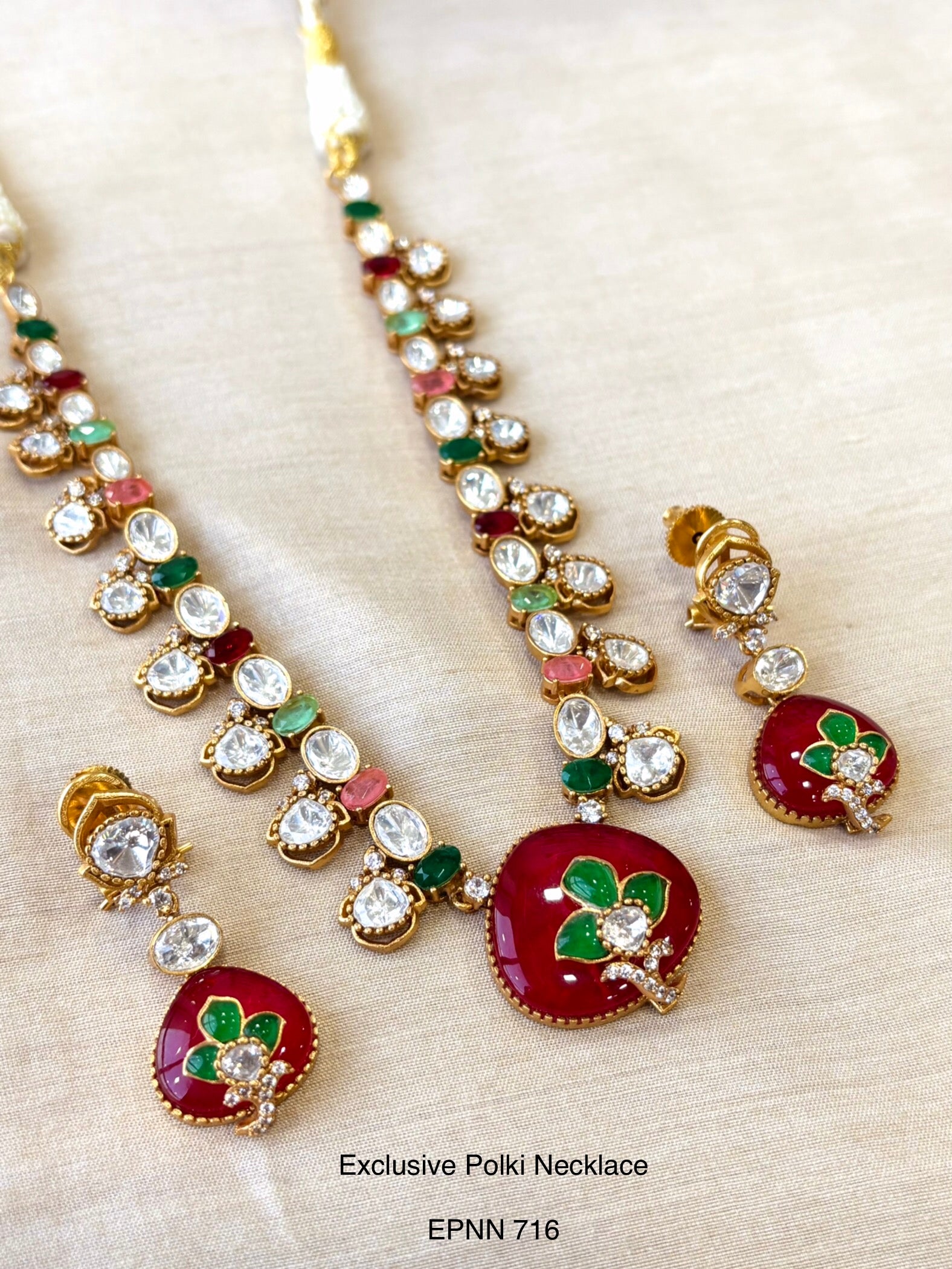 Inkari  Polki Necklace